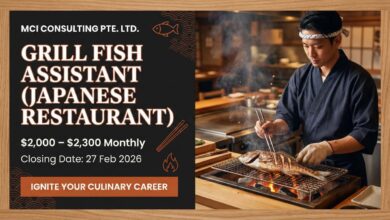 Grill Fish Assistant (Japanese Restaurant)