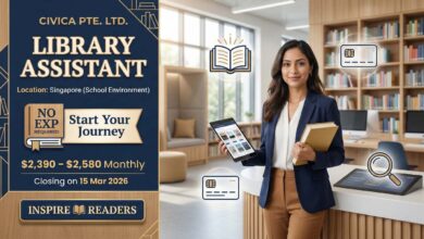 Library Assistant at School (no experience required)