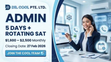 Admin (Air-conditioning Company 5 Days + Rotating Sat)