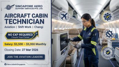 Aircraft Cabin Technician (Aviation, Shift Work, Changi)