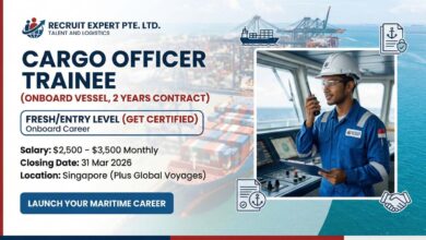 Cargo Officer Trainee (Onboard Vessel, 2 years Contract)