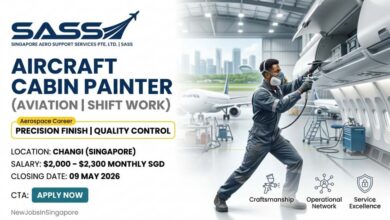 Aircraft Cabin Painter (Aviation, Shift Work, Changi)